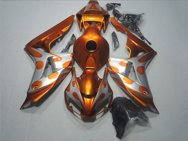 2006-2007 Silver Dark Gold Honda CBR1000RR Motorcycle Fairings