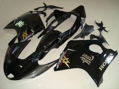 Custom 1996-2007 Glossy Black Honda CBR1100XX Blackbird Motorcycle Fairing