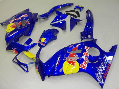 Custom 1995-1996 Blue Yellow Red Bull Honda CBR600 F3 Motorcycle Fairings