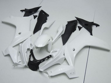 Custom 2011-2013 White Honda CBR600F Motorcycle Fairings