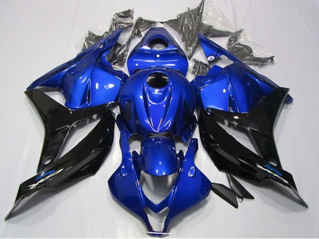2009-2012 Blue Glossy Black Honda CBR600RR Motorcycle Fairings