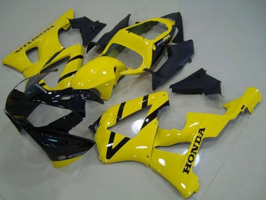 Custom 2000-2001 Yellow Glossy Black Honda CBR900RR 929 Motorcycle Fairing