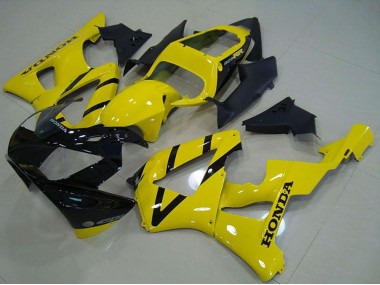 Custom 2000-2001 Yellow Glossy Black Honda CBR900RR 929 Motorcycle Fairing