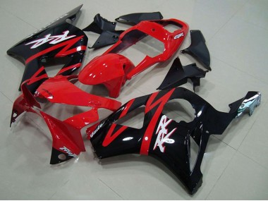 Custom 2002-2003 Red Glossy Black Stripe Honda CBR900RR 954 Motorcycle Fairing