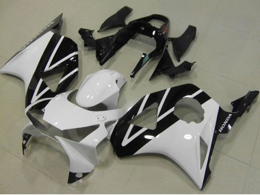 Custom 2002-2003 White Glossy Black Honda CBR900RR 954 Motorcycle Fairing