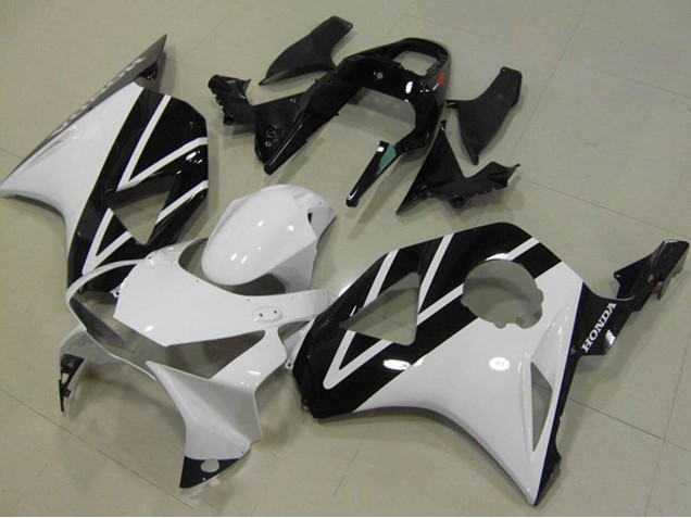 2002-2003 White Glossy Black Honda CBR900RR 954 Motorcycle Fairing