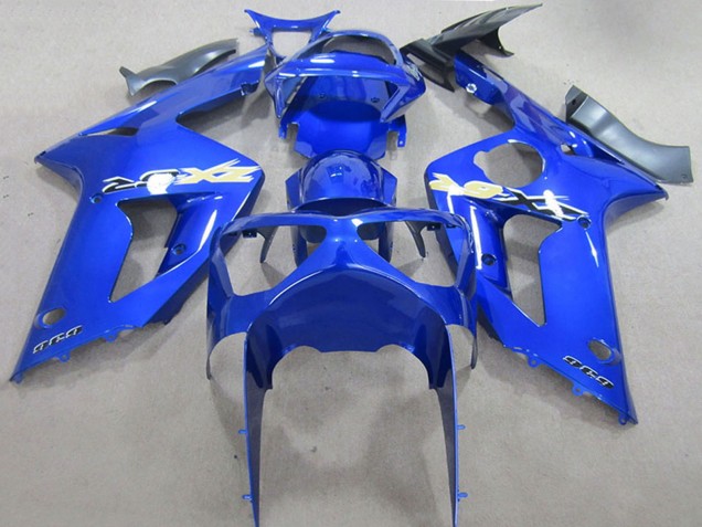 2003-2004 Blue Kawasaki ZX6R Motorcycle Fairing