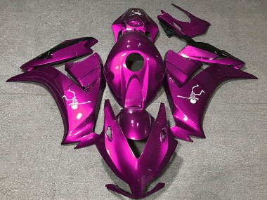 Custom 2012-2016 Honda CBR1000RR Motorcycle Fairings - Deep Pink Glossy Black
