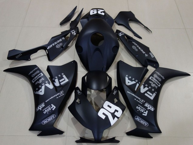 2012-2016 Honda CBR1000RR Motorcycle Fairings - Matte Dark Blue FMA 29
