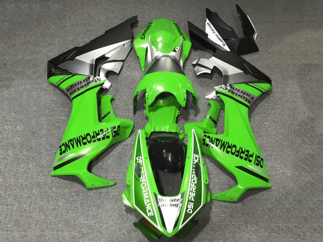2017-2023 Honda CBR1000RR Motorcycle Fairings - Green White Silver Matte Black DSI Performance