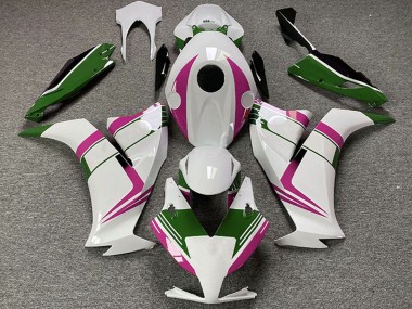 Custom 2012-2016 Honda CBR1000RR Motorcycle Fairings - White Pink Green Black