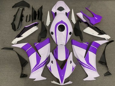 Custom 2012-2016 Honda CBR1000RR Motorcycle Fairings - White Purple