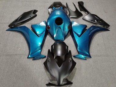 Custom 2012-2016 Honda CBR1000RR Motorcycle Fairings - Blue Matte Black