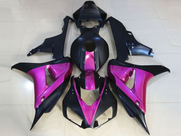 2006-2007 Honda CBR1000RR Motorcycle Fairings - Pink Matte Dark Blue