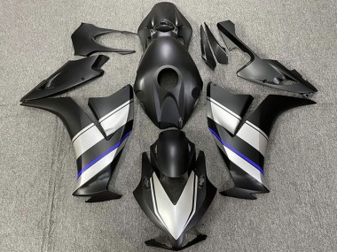 Custom 2012-2016 Honda CBR1000RR Motorcycle Fairings - Silver Blue Matte Black