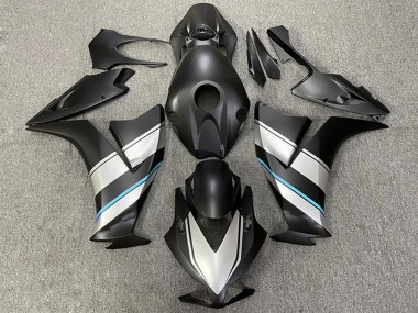 Custom 2012-2016 Honda CBR1000RR Motorcycle Fairings - Silver Light Blue Matte Black