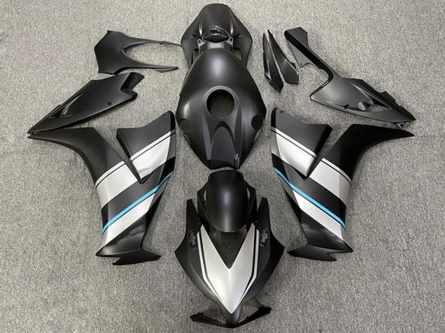 2012-2016 Honda CBR1000RR Motorcycle Fairings - Silver Light Blue Matte Black