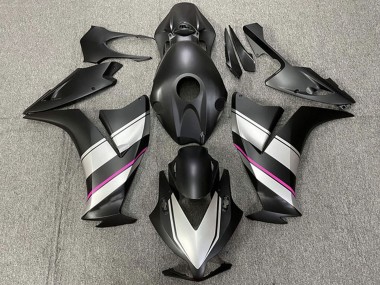 Custom 2012-2016 Honda CBR1000RR Motorcycle Fairings - Silver Pink Matte Black