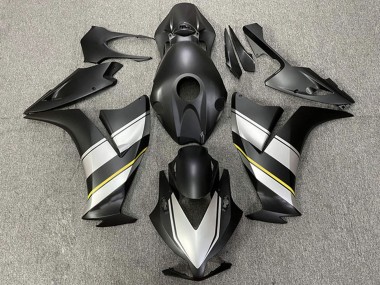 Custom 2012-2016 Honda CBR1000RR Motorcycle Fairings - Silver Yellow Matte Black