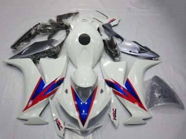 Custom 2012-2016 Honda CBR1000RR Motorcycle Fairings - White Blue Red HRC OEM Style
