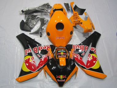 Custom 2008-2011 Honda CBR1000RR Motorcycle Fairings - Orange Yellow Glossy Black Red Bull