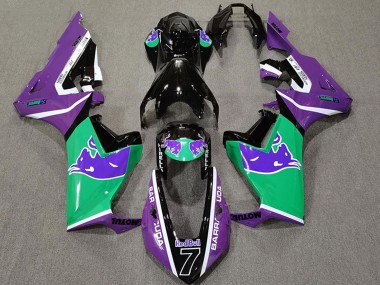 Custom 2017-2023 Honda CBR1000RR Motorcycle Fairings - Purple Green Glossy Black Red Bull