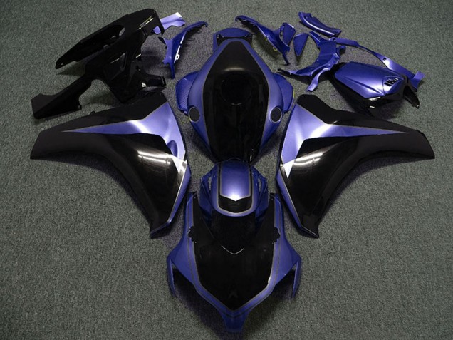 2008-2011 Honda CBR1000RR Motorcycle Fairings - Purple Glossy Black Custom