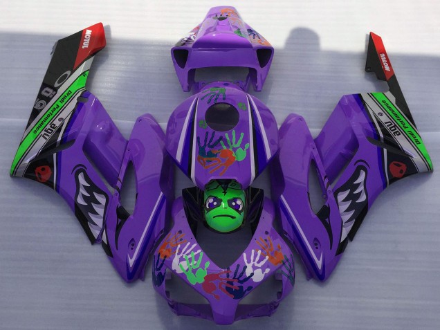 2004-2005 Honda CBR1000RR Motorcycle Fairings - Purple Green Black Red Shark