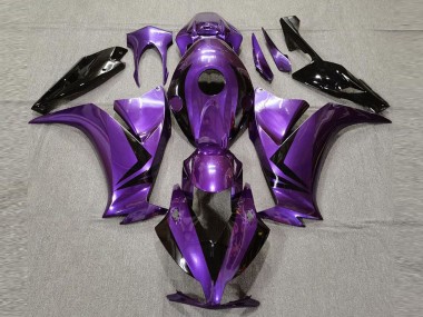 Custom 2012-2016 Honda CBR1000RR Motorcycle Fairings - Purple Black Style