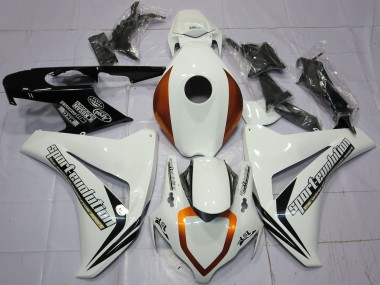 Custom 2008-2011 Honda CBR1000RR Motorcycle Fairings - White Red Glossy Black Sport Evolution