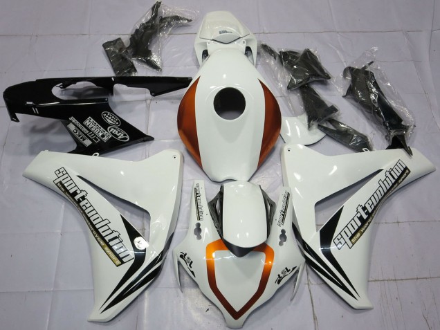 2008-2011 Honda CBR1000RR Motorcycle Fairings - White Red Glossy Black Sport Evolution