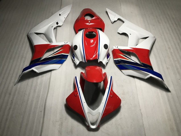 2007-2008 Honda CBR600RR Motorcycle Fairings - White Red Dark Blue Black OEM Style