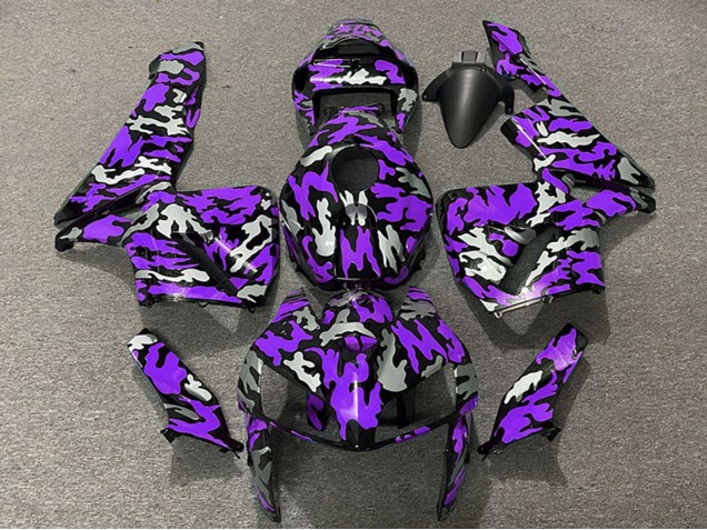2005-2006 Honda CBR600RR Motorcycle Fairings - Camouflage Purple