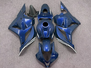 Custom 2009-2012 Honda CBR600RR Motorcycle Fairings - Dark Blue