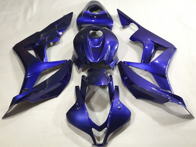 2007-2008 Honda CBR600RR Motorcycle Fairings - Blue