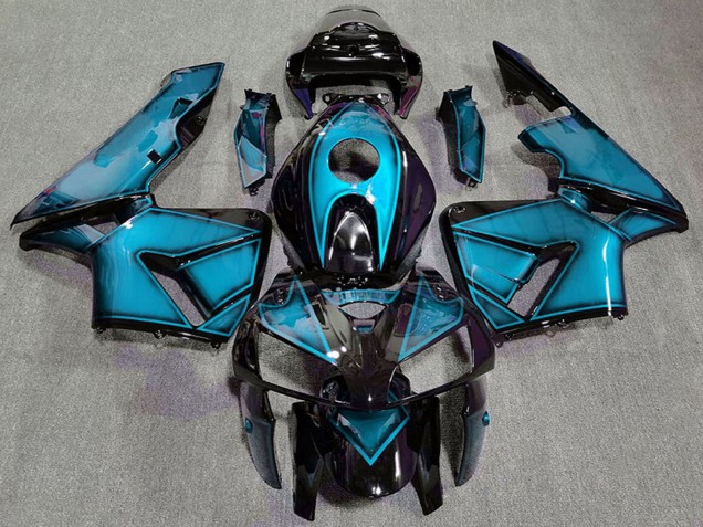 2005-2006 Honda CBR600RR Motorcycle Fairings - Deep Light Blue