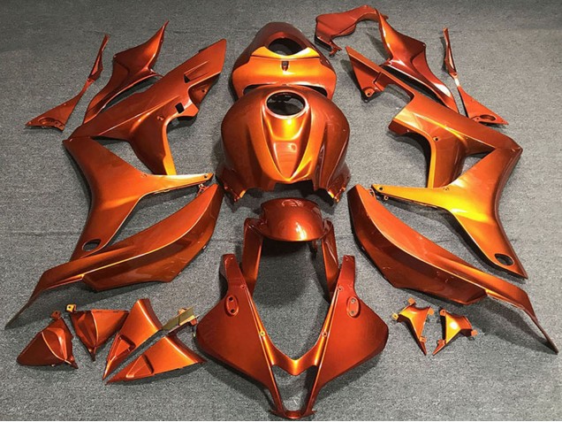 2007-2008 Honda CBR600RR Motorcycle Fairings - Orange