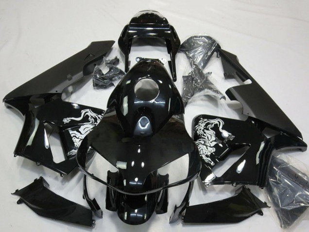 2003-2004 Honda CBR600RR Motorcycle Fairings - Glossy Black Special Design