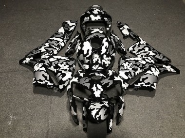Custom 2005-2006 Honda CBR600RR Motorcycle Fairings - Special Camouflage