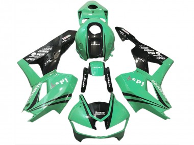 Custom 2013-2023 Honda CBR600RR Motorcycle Fairings - Green Glossy Black