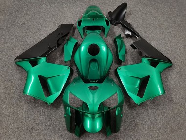 Custom 2005-2006 Honda CBR600RR Motorcycle Fairings - Teal CBR Style