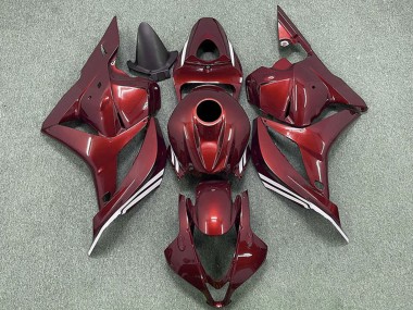 Custom 2009-2012 Honda CBR600RR Motorcycle Fairings - Maroon Red