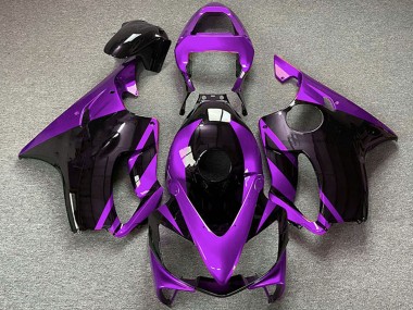 Custom 2001-2003 Honda CBR600 F4i Motorcycle Fairings - Purple Glossy Black