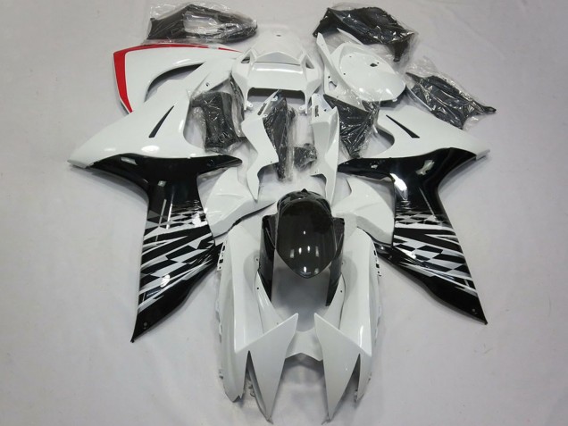 2011-2024 Suzuki GSXR 600 / GSXR 750 Motorcycle Fairings - White Glossy Black Red