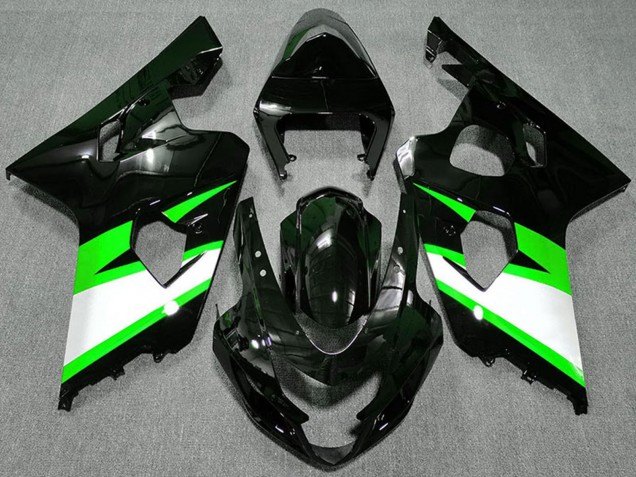 2004-2005 Suzuki GSXR 600 / GSXR 750 Motorcycle Fairings - Glossy Black Green White