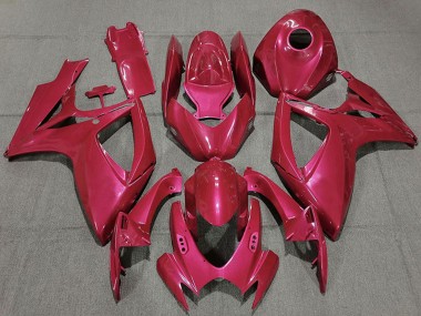 Custom 2011-2024 Suzuki GSXR 600 / GSXR 750 Motorcycle Fairings - Pearl Pink