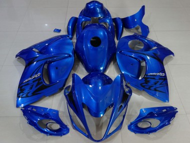 Custom 2008-2020 Suzuki GSXR 1300 Motorcycle Fairings - Electric Blue
