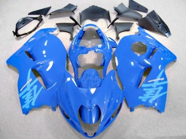 Custom 1996-2007 Suzuki GSXR 1300 Motorcycle Fairings - Light Blue