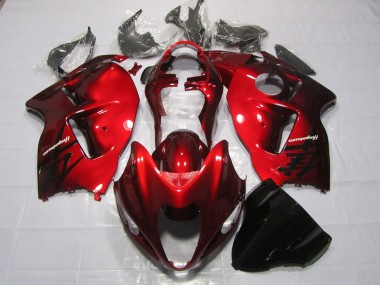 Custom 1996-2007 Suzuki GSXR 1300 Motorcycle Fairings - Red
