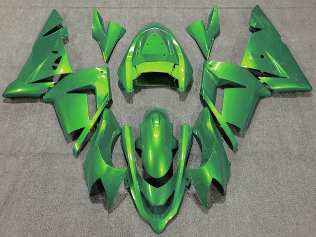 2004-2005 Kawasaki ZX10R Motorcycle Fairings - Glossy Green
